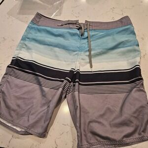 O'Neill Shorts Mens 36‎ Gray Standard Fit Swimwear